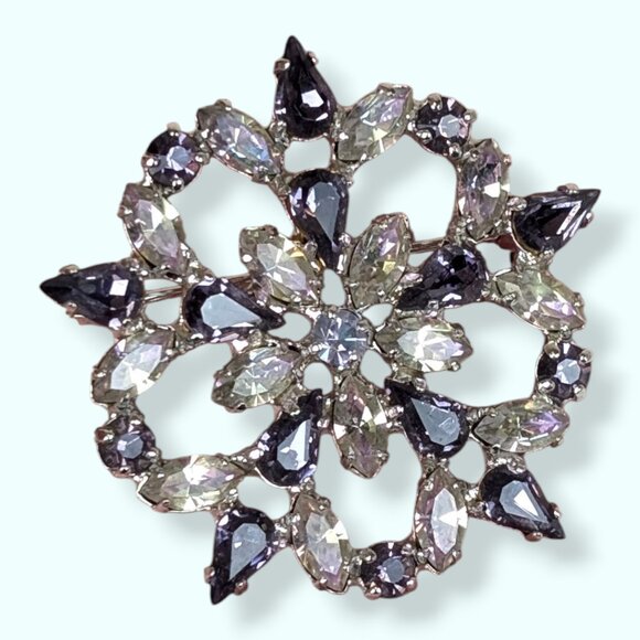 Vintage B David Floral Demi Parure - Picture 2 of 9